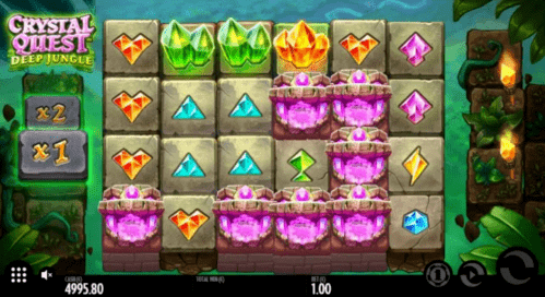 Crystal Quest Deep Jungle slotspel online 